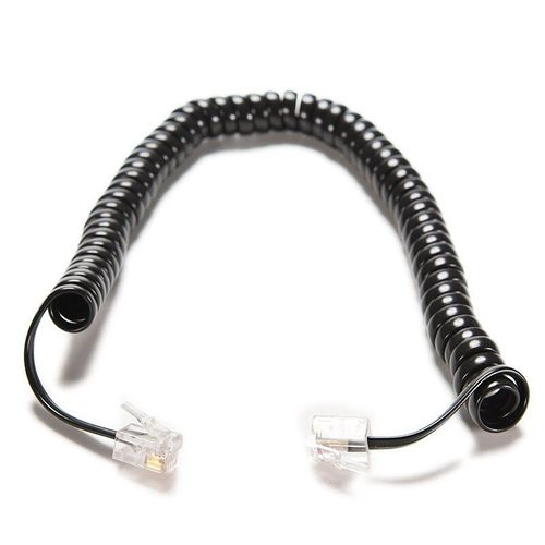 Cordon D'extension De Téléphone, Bobine Bouclée, 2m, Pour Téléphone Combiné