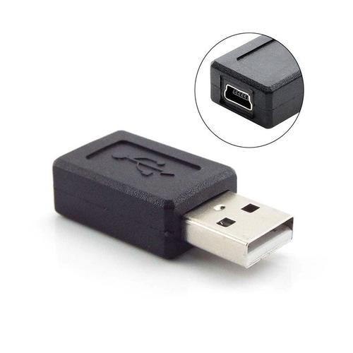 Mini Adaptateur De Connecteur Mâle Usb B 2.0, 5 Broches, Prise Femelle Vers Usb A, M/F Pour Câble Étendu, Transfert À Grande Vitesse