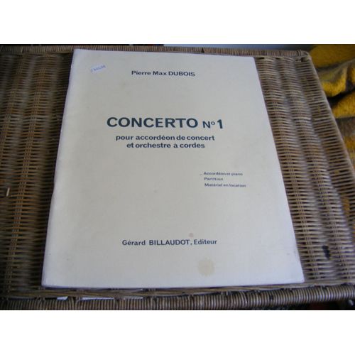 Concerto N°1 Pour Accordéon Et Orchestre À Cordes