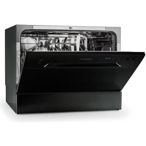 Mini Lave-vaisselle - Klarstein Amazonia 6 - 1380W - jusqu'à 6 sets de table - Noir