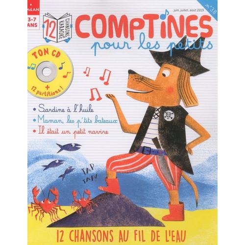 Comptines Pour Les Petits 38 - 12 Chansons Au Fil De L'eau + Cd