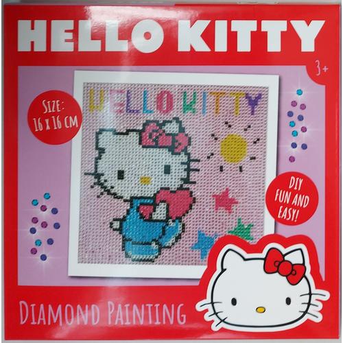 Hello Kitty - Kit Peinture Diamants - Diamond Painting 