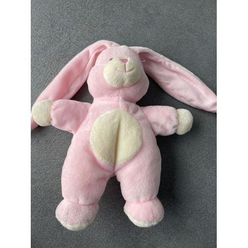 Doudou Peluche Lapin Rose Gipsy 