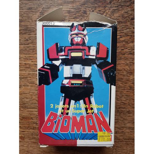 Bioman 2 Jouets En 1 : Un Robot Et Un Super Jet (Figurine Vintage)