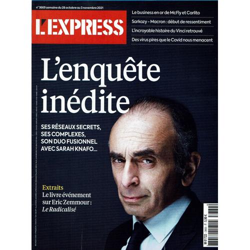 L'express N°3669 : L'enquête Inédite