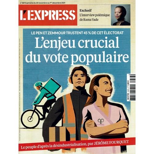 L'express N°3673 : L'enjeu Crucial Du Vote Populaire