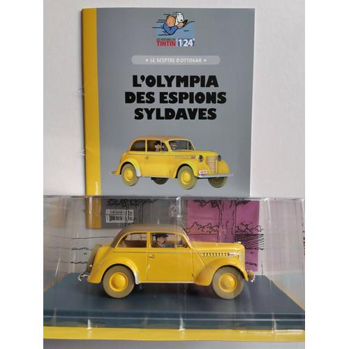 Voiture Tintin L Olympia Des Espions Syldaves N+21 Avec Livret
