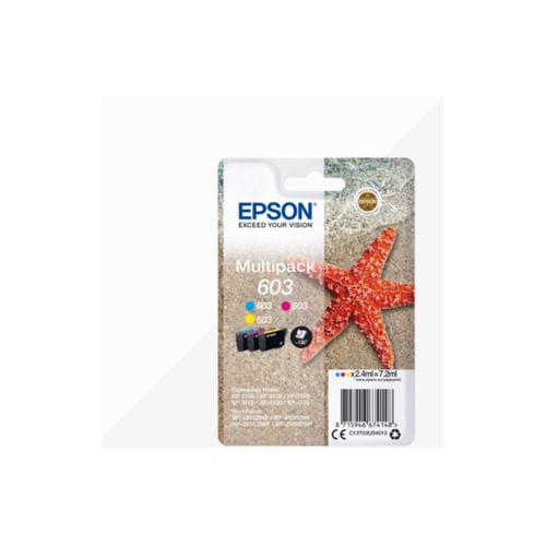Epson 603 Multipack - pack de 3 - jaune, cyan, magenta - originale