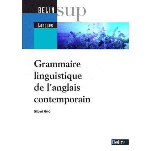 Grammaire Linguistique De L'anglais Contemporain