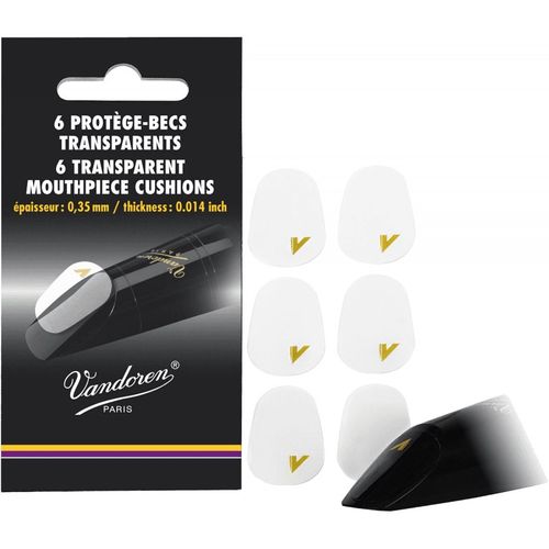 Vandoren Vmc6+ - Protège-Bec Transparents 6 Pièces