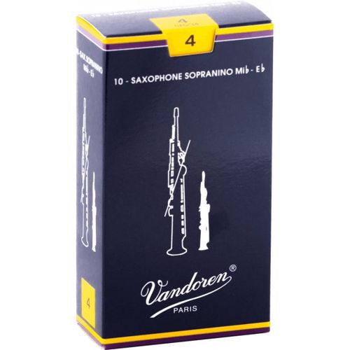 Vandoren Sr234 - Anches Saxophone Sopranino Traditionnelles Force 4