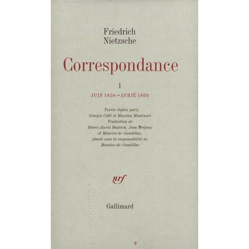 Correspondance - Tome 1, Juin 1850-Avril 1869