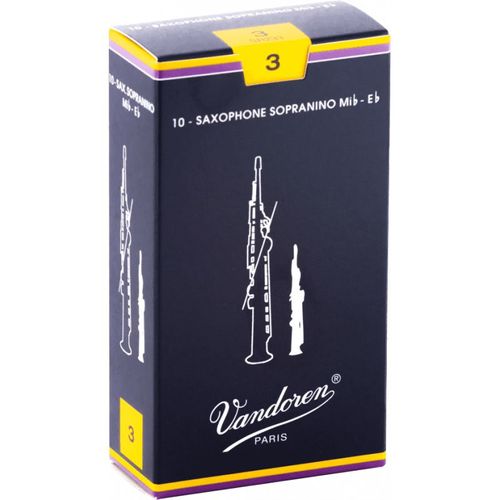 Vandoren Sr233 - Anches Saxophone Sopranino Traditionnelles Force 3