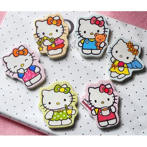 2 Gommes Hello Kitty (Motif Aléatoire)