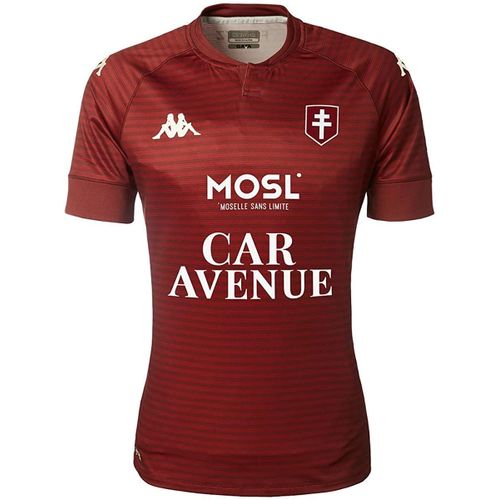 Kappa - Maillot Kombat Home Fc Metz - Man - Xl - Rouge, Marron, Rouge Foncé