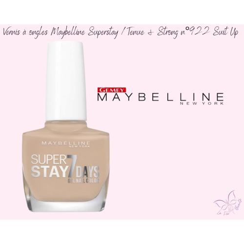 Vernis À Ongles Maybelline Superstay / Tenue & Strong N°922 Suit Up Beige