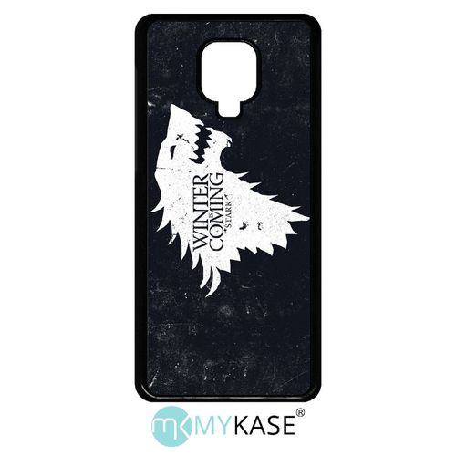Coque Xiaomi Redmi Note 9 Pro - Maison Stark Winter Is Coming Alt - Noir