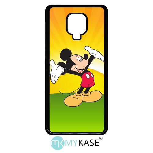 Coque Xiaomi Redmi Note 9 Pro - Disney Mickey - Noir