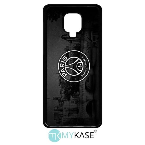 Coque Xiaomi Redmi Note 9 Pro - Psg Paris Saint Germain La Seine - Noir