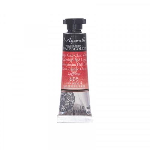 Aquarelle Extra-Fine - Rouge Cad. Clair Vérit. - Tube 10 Ml - Sennelier