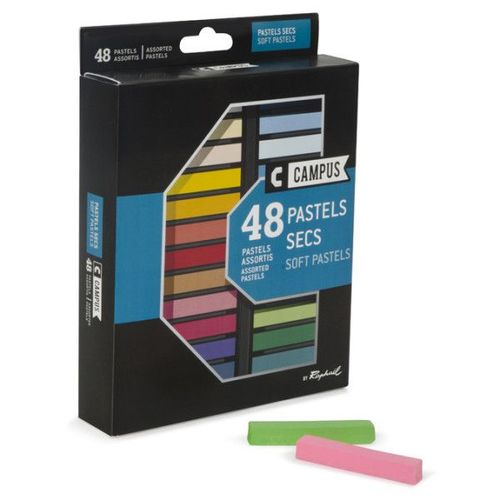 Boîte De 48 Pastels À Sec Campus Assortis