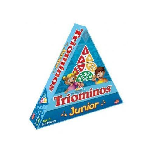 Triominos Junior 2 Niveaux - Couleurs, Chiffres, Calculs - Domino Triangulaires - Jeu Societe 5 Ans - Set Enfant, Kid + Carte