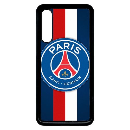 Coque Xiaomi Mi 9 - Psg Paris Saint Germain Bleu Blanc Rouge - Noir