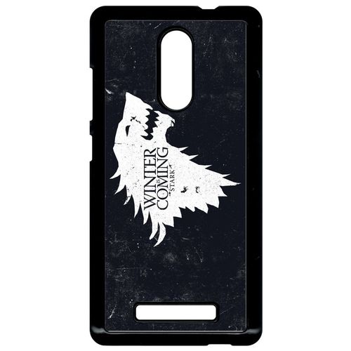 Coque Xiaomi Redmi Note 3 - Maison Stark Winter Is Coming Alt - Noir
