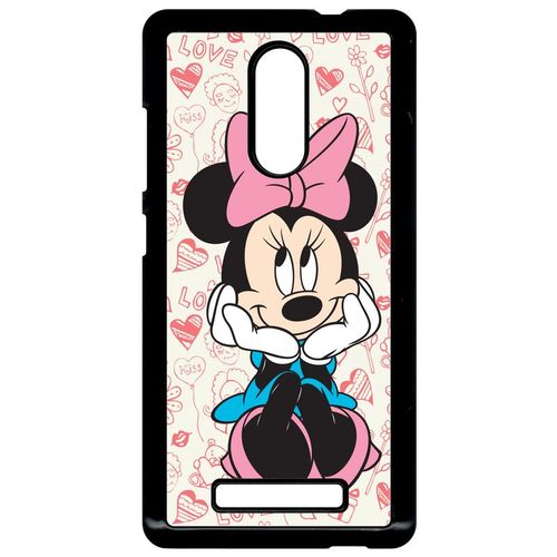 Coque Xiaomi Redmi Note 3 - Disney Minnie Love - Noir
