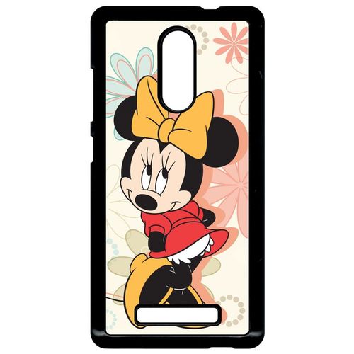 Coque Xiaomi Redmi Note 3 - Disney Minnie Timide - Noir