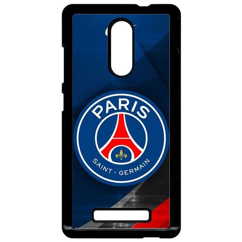 Coque Xiaomi Redmi Note 3 - Psg Paris Saint Germain Metalise - Noir