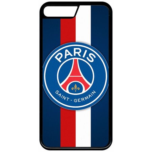 Coque Pour Iphone 7 - Psg Paris Saint Germain Bleu Blanc Rouge - Noir