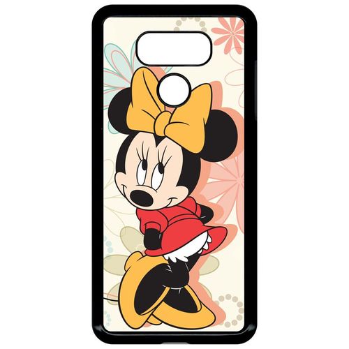 Coque Lg G6 - Disney Minnie Timide - Noir