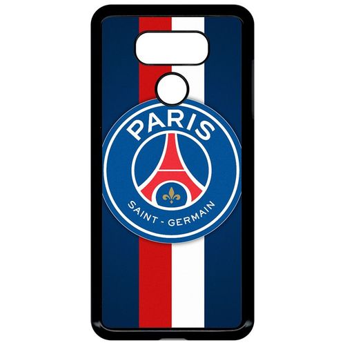 Coque Lg G6 - Psg Paris Saint Germain Bleu Blanc Rouge - Noir