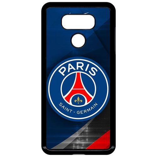 Coque Lg G6 - Psg Paris Saint Germain Metalise - Noir