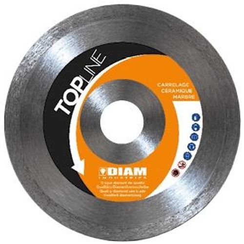 Disque diamant à jante continue pour carrelages - DIAM INDUSTRIES