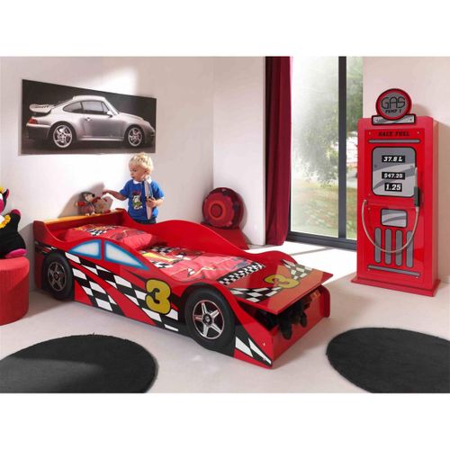 Vipack Funbeds Lit Junior Voiture + Armoire Petrol Pump 1 Porte