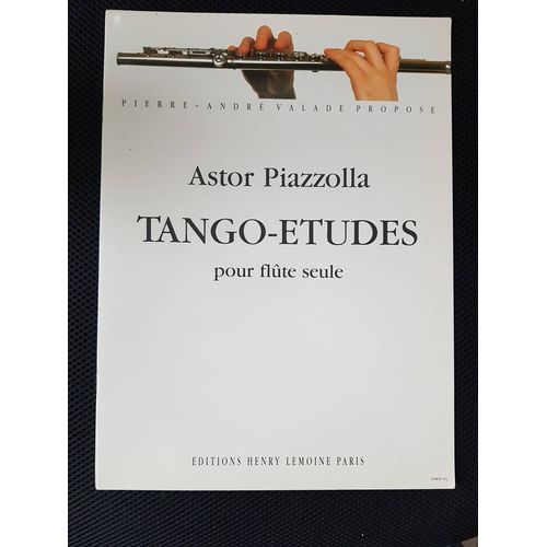 Tango Étude Pour Flûte Seule Astor Piazzolla
