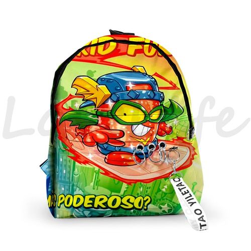 Sac à Dos De Maternelle De La Série Super Zings Pour Enfant Cartable D'École Imperméable Avec Imprimé De Jeu De Dessin Animé Smile Zings