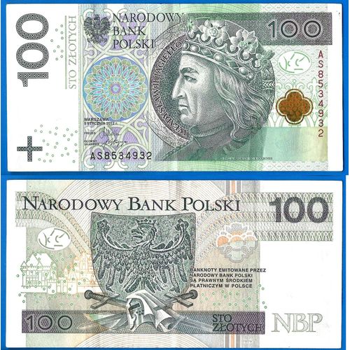 Pologne 100 Zlotych 2012 Billet Roi Wladyslaw 2 Poland 