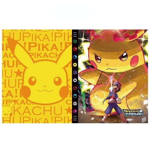 Albums Pour Cartes A Collector Frusde Rangement Pour Pokemon 432 Cartes-Pikachu