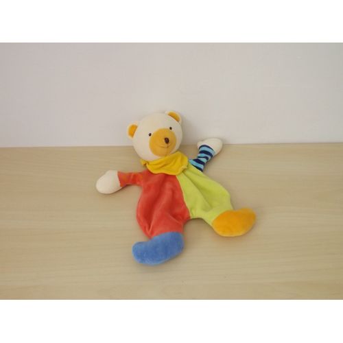 Doudou Ours Multicolore Babysun