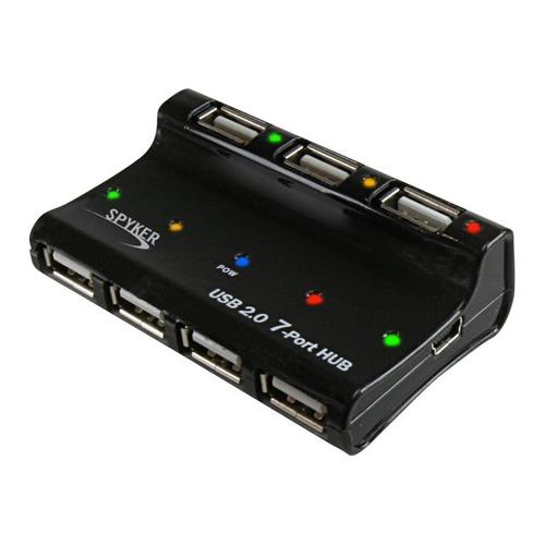 Spyker H901 - Concentrateur (hub) - 7 x USB 2.0 - de bureau