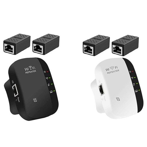 Prolongateur de portée WiFi, répéteur WiFi Booster de Signal sans fil bande 2.4G jusqu'à 300Mbps prise UK