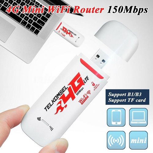Routeur WIFI Portable 4G/3G LTE 150Mbps, Dongle USB sans fil pour voiture, Modem Mobile à large bande, déverrouillage de la carte SIM