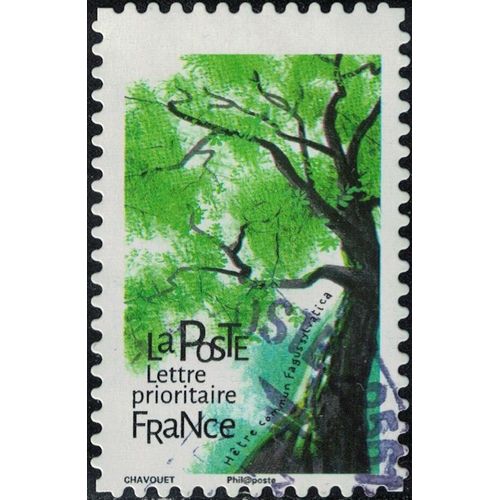 France 2018 Oblitéré Rond Used Arbres Hêtre Commun Fagus Sylvatica Y&t 1616 Su