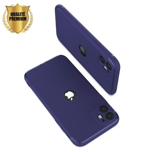 Coque Pour Iphone 13 Mini (5,4') Anti-Choc Tpu Silicone Bleu Marine
