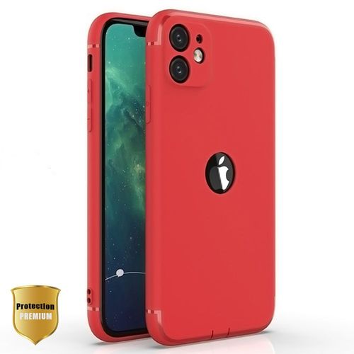Coque Pour Iphone 13 Pro Max (6,7') Silicone Fine Rouge Mat
