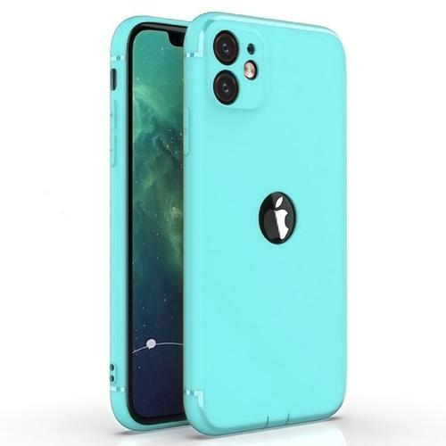 Coque Pour Iphone 13 Pro Max (6,7') Tpu Peau Vert Mat