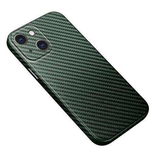 Coque Silicone Elegante Design Pour Iphone 13 (6,1') Mosaique Vert Nuit